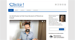 Desktop Screenshot of ceclair.fr