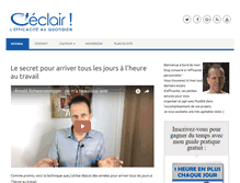 Tablet Screenshot of ceclair.fr